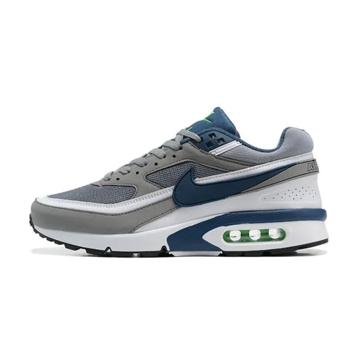 Nike Air Max BW Grey White Breathable Air Cushion Durable Retro Outdoor Men Women Running Shoes Sports Sneakers