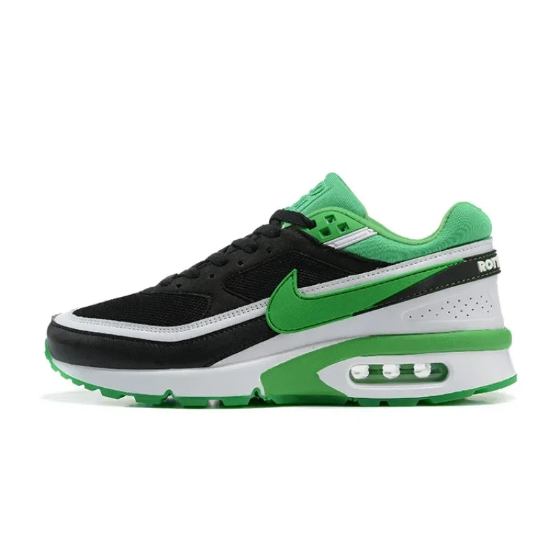 Nike Air Max BW Grey White Breathable Air Cushion Durable Retro Outdoor Men Women Running Shoes Sports Sneakers