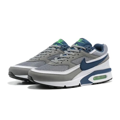 Nike Air Max BW Grey White Breathable Air Cushion Durable Retro Outdoor Men Women Running Shoes Sports Sneakers