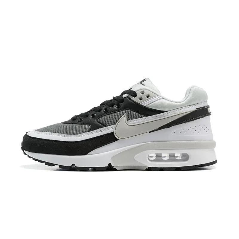 Nike Air Max BW Grey White Breathable Air Cushion Durable Retro Outdoor Men Women Running Shoes Sports Sneakers