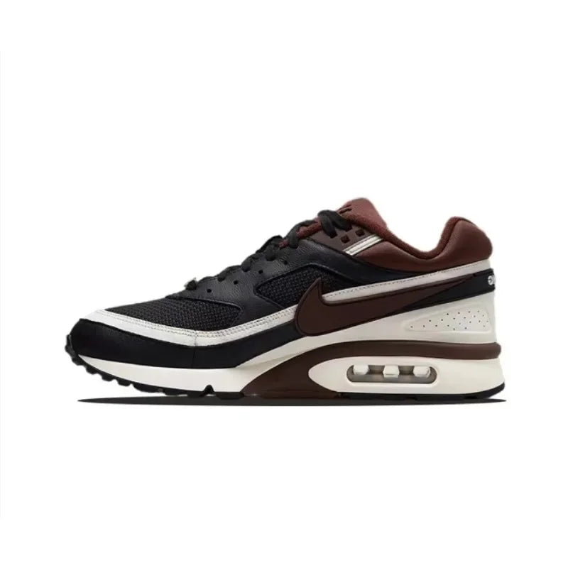 Nike Air Max BW Grey White Breathable Air Cushion Durable Retro Outdoor Men Women Running Shoes Sports Sneakers