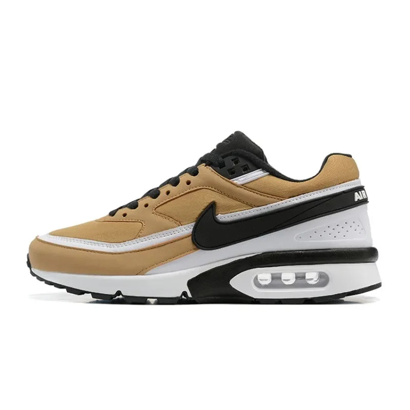 Nike Air Max BW Grey White Breathable Air Cushion Durable Retro Outdoor Men Women Running Shoes Sports Sneakers