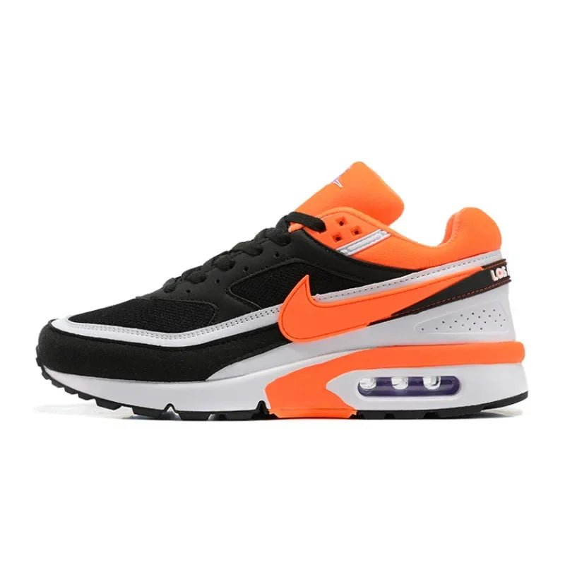 Nike Air Max BW Grey White Breathable Air Cushion Durable Retro Outdoor Men Women Running Shoes Sports Sneakers