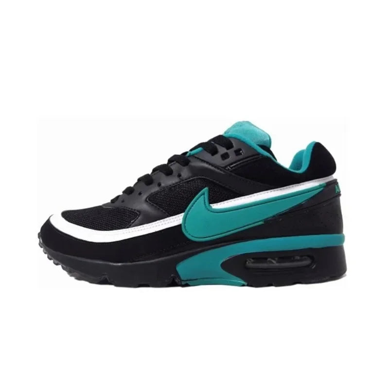 Nike Air Max BW Grey White Breathable Air Cushion Durable Retro Outdoor Men Women Running Shoes Sports Sneakers